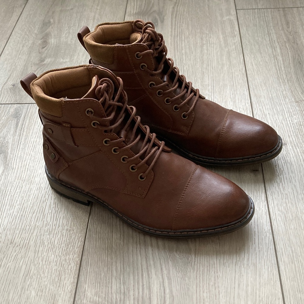 Portland Boot Company Men’s 8 Brown Lace Up Boot Leather Office Casual Hiking